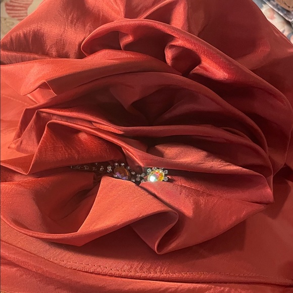 St. Julian Couture NY Wide-Brim Burnt Orange MCM Adjustable \